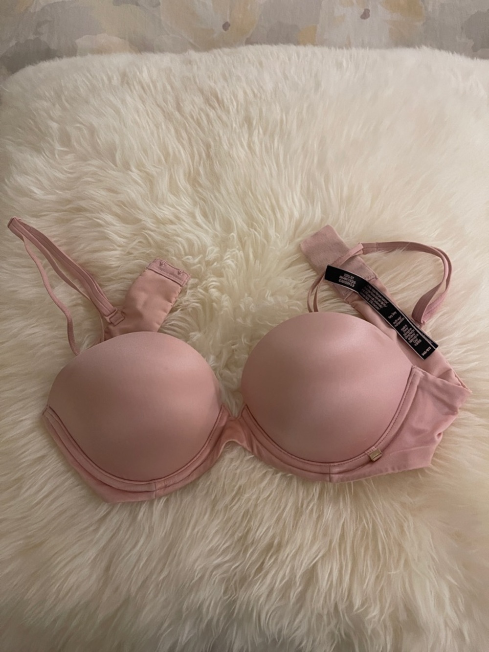 Victoria's Secret Blush Pink Padded Push-Up Bra , medium